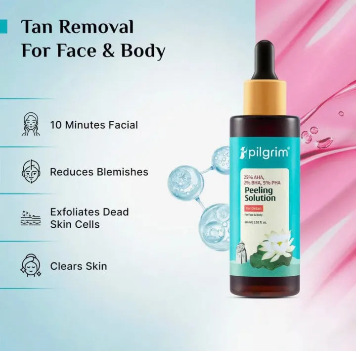 Pilgrim Korean Peeling Solution - 25% AHA, 2% BHA, 5% PHA