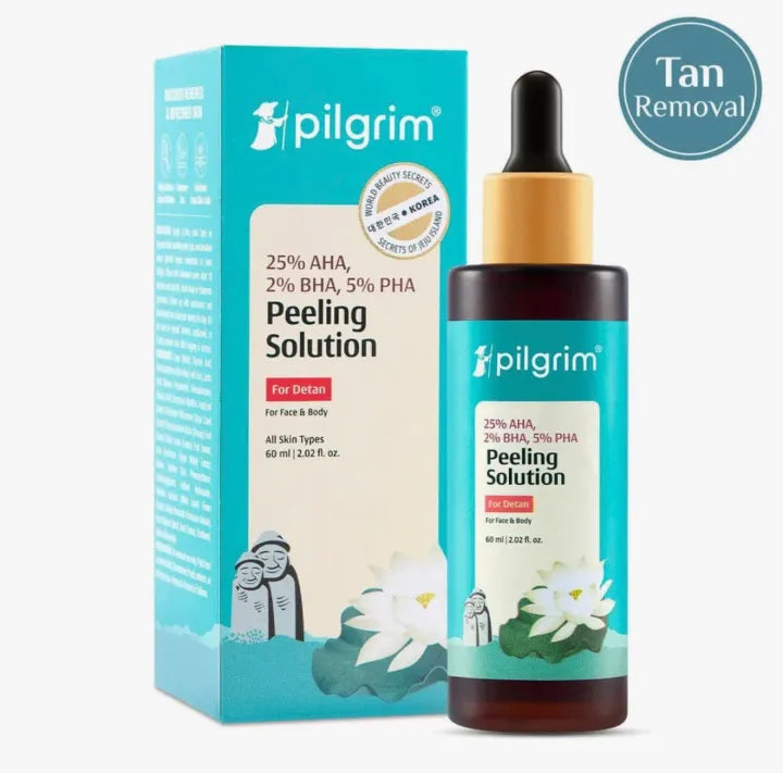 Pilgrim Korean Peeling Solution - 25% AHA, 2% BHA, 5% PHA